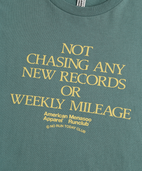 MENASOO(ミナス)の「MNS x American apparel Not Chasing Crop T-Shirts_Arctic(Tシャツ/カットソー・レディース・ライトブルー・MEDIUM/SMALL)」の5枚目の写真