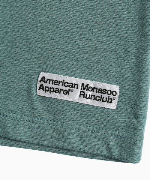 MENASOO(ミナス)の「MNS x American apparel Not Chasing Crop T-Shirts_Arctic(Tシャツ/カットソー・レディース・ライトブルー・MEDIUM/SMALL)」の6枚目の写真