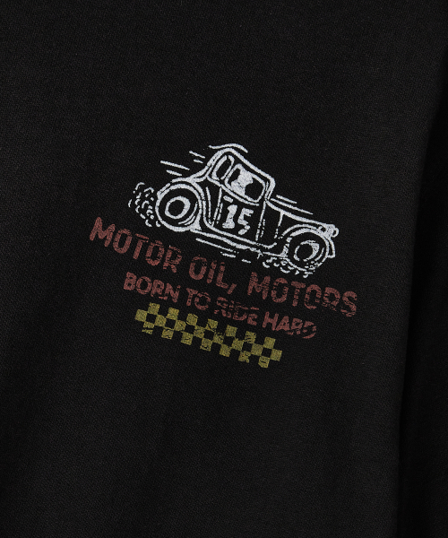 OUTSTANDING（アウトスタンディング）の「MOT SERIES LONG SLEEVE(SPEED DUST)_BLACK（Tシャツ/カットソー・メンズ・その他・X-LARGE/LARGE/MEDIUM）」の4枚目の写真