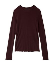 シルクブレンドシアーロングTシャツ