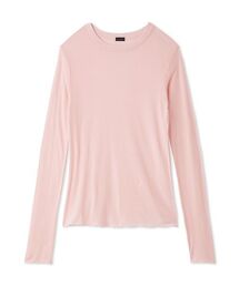 シルクブレンドシアーロングTシャツ