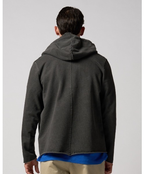 wjk(ダヴルジェイケイ)の「compact urake cut-off line zip hoodie(パーカー・メンズ・ブラック/グレー/ピンク・X-LARGE/LARGE/MEDIUM/SMALL)」の13枚目の写真