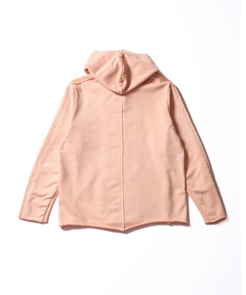 wjk(ダヴルジェイケイ)の「compact urake cut-off line zip hoodie(パーカー・メンズ・ブラック/グレー/ピンク・X-LARGE/LARGE/MEDIUM/SMALL)」の5枚目の写真