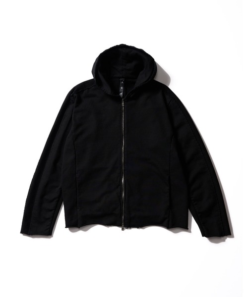 wjk(ダヴルジェイケイ)の「compact urake cut-off line zip hoodie(パーカー・メンズ・ブラック/グレー/ピンク・X-LARGE/LARGE/MEDIUM/SMALL)」の14枚目の写真