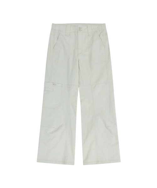 TUOMIO（トゥオミオ）の「CONTRAST STITCH POCKET PANTS [ASH BEIGE]（その他パンツ・レディース・その他・1/2）」の2枚目の写真