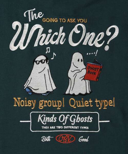 Right-on(ライトオン)の「POWER TO THE PEOPLE ゴースト刺繍トレーナー(Tシャツ/カットソー・メンズ・グレー/ブラック/グリーン・05/04/06)」の11枚目の写真