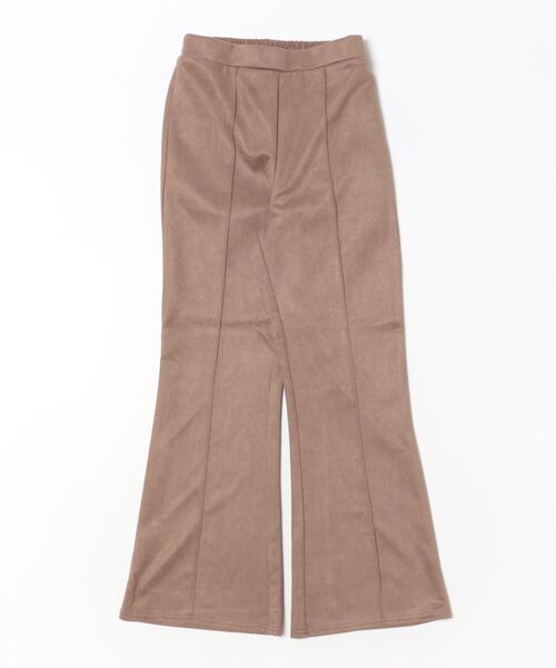 CECIL McBEE(セシルマクビー)の「【CECIL McBEE】スエードポンチフレアパンツ(その他パンツ・レディース・モカ・LARGE/MEDIUM)」の1枚目の写真