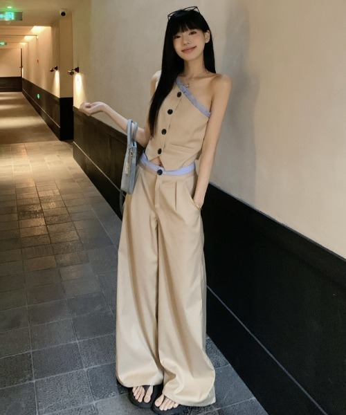 FAVORITO(ファヴォリート)の「オフショルダートップスパンツセットアップ(セットアップ・レディース・モカ・F)」の15枚目の写真
