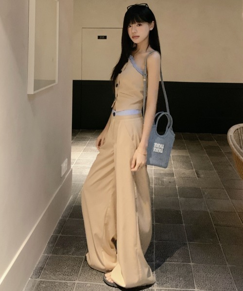 FAVORITO(ファヴォリート)の「オフショルダートップスパンツセットアップ(セットアップ・レディース・モカ・F)」の19枚目の写真