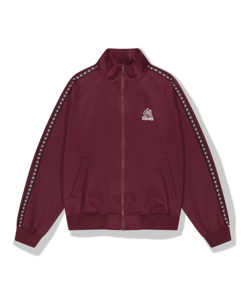 WKNDRS(ウィーキャンドース)の「STAR TRACK JACKET (BURGUNDY)(ナイロンジャケット・レディース・その他・X-LARGE/MEDIUM/LARGE)」の1枚目の写真