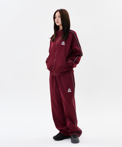 WKNDRS(ウィーキャンドース)の「STAR TRACK JACKET (BURGUNDY)(ナイロンジャケット・レディース・その他・X-LARGE/MEDIUM/LARGE)」の8枚目の写真