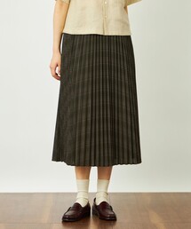 GREY LABEL チェックプリーツスカート