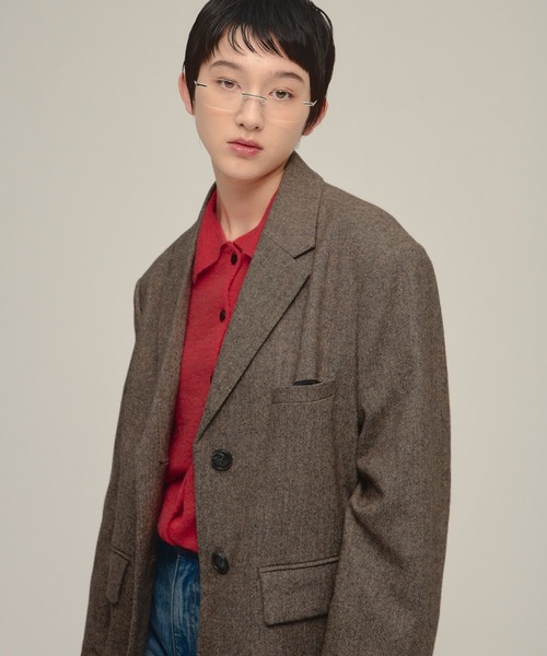 eL(エル)の「【eL】Gentle Form Jacket/1049480(テーラードジャケット・レディース・ブラック/ブラウン・FREE)」の19枚目の写真