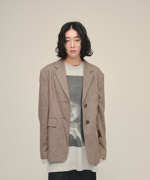 eL(エル)の「【eL】Gentle Form Jacket/1049480(テーラードジャケット・レディース・ブラック/ブラウン・FREE)」の16枚目の写真