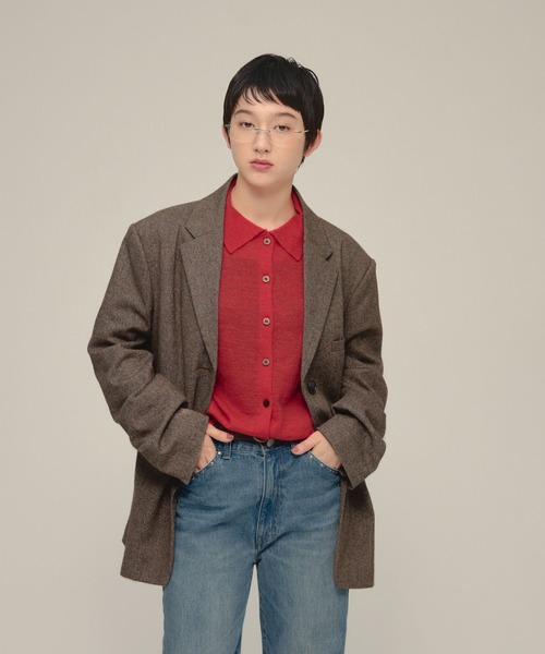 eL(エル)の「【eL】Gentle Form Jacket/1049480(テーラードジャケット・レディース・ブラック/ブラウン・FREE)」の20枚目の写真