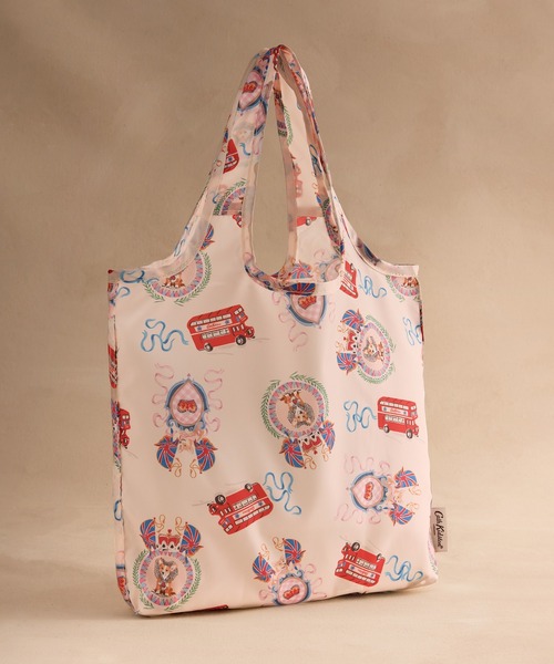 Cath Kidston(キャスキッドソン)の「ミニ フォルダウェイ ショッパー London Crest(エコバッグ/サブバッグ・レディース・クリーム・FREE)」の1枚目の写真