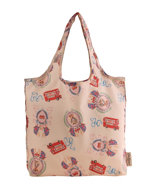 Cath Kidston(キャスキッドソン)の「ミニ フォルダウェイ ショッパー London Crest(エコバッグ/サブバッグ・レディース・クリーム・FREE)」の2枚目の写真