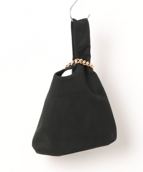 STELLA McCARTNEY(ステラマッカートニー)の「Falabella Wristlet Bag / ファラベラ リスト バッグ(ハンドバッグ・レディース・ブラック・ONE SIZE)」の2枚目の写真