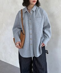 【WEB限定】ウールタッチビッグシャツ