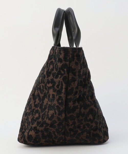 MICO COULIER(ミコクリエ)の「LEOPARD TOTE WITH POUCH(トートバッグ・レディース・ブラウン系その他・FREE)」の2枚目の写真