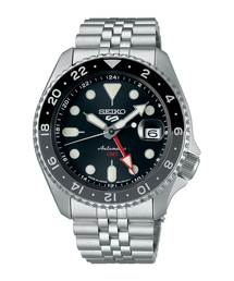 HIROB（ヒロブ）の「SEIKO 5 SPORTS SBSC001 Black / GMT（アナログ腕時計）」