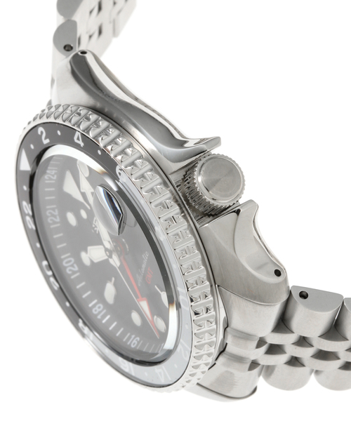 SEIKO（セイコー）の「SEIKO 5 SPORTS SBSC001 Black / GMT（アナログ腕時計・レディース・シルバー・FREE）」の4枚目の写真