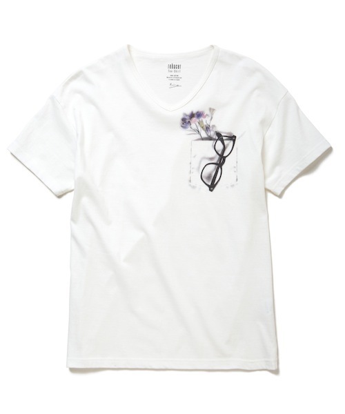 rehacer（レアセル）の「rehacer : Sun shade on Japan made body / サン シェイド メイドインジャパン（Tシャツ/カットソー・メンズ・カーキ/グレー/ホワイト・MEDIUM/SMALL/LARGE/X-LARGE）」の11枚目の写真