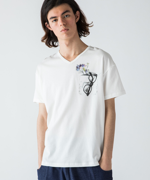 rehacer（レアセル）の「rehacer : Sun shade on Japan made body / サン シェイド メイドインジャパン（Tシャツ/カットソー・メンズ・カーキ/グレー/ホワイト・MEDIUM/SMALL/LARGE/X-LARGE）」の14枚目の写真