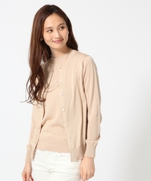 GLOBAL WORK | 14ゲージシルクコンクルーカーディガン長袖/722897(カーディガン/ボレロ)