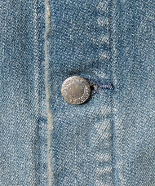 MONKEY TIME(モンキータイム)の「<monkey time> クラッシュデニム トラッカージャケット(デニムジャケット・メンズ・ライトブルー・SMALL/LARGE/X-LARGE/MEDIUM)」の2枚目の写真