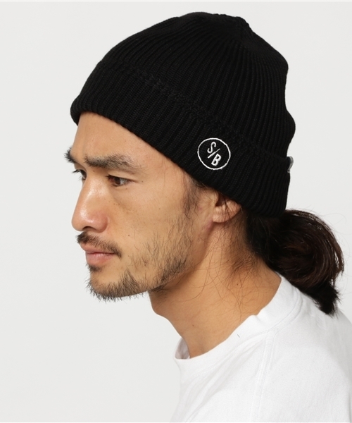 shermer ニット帽　ビーニー　ブラック　シャーマー Beanie - BLACK – SHERMER