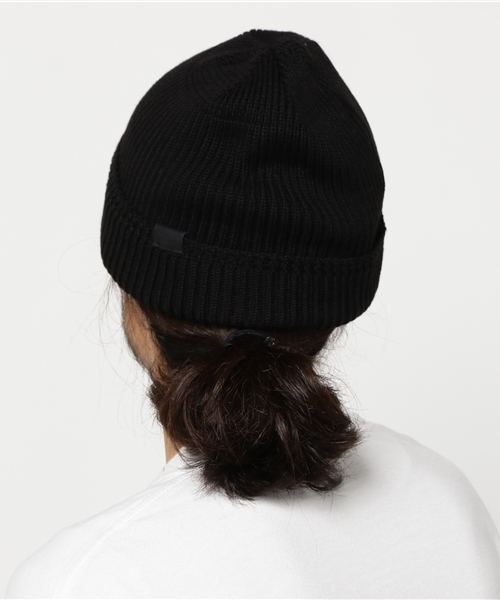 SURF/BRAND(サーフブランド)の「SURF/BRAND ロゴ サマーニット帽 キャップ(ニットキャップ/ビーニー・メンズ・ブラック/ホワイト・FREE)」の4枚目の写真