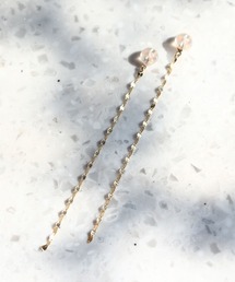 JUPITER（ジュピター）の「【K10】エクレアチェーンピアスキャッチ/6cm（ピアス（両耳用））」