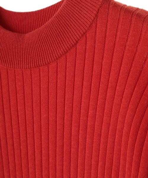 CLANE（クラネ）の「TIGHT HI NECK KNIT TOPS（その他トップス・レディース・オレンジ/ホワイト/ブラック・1/2）」の17枚目の写真