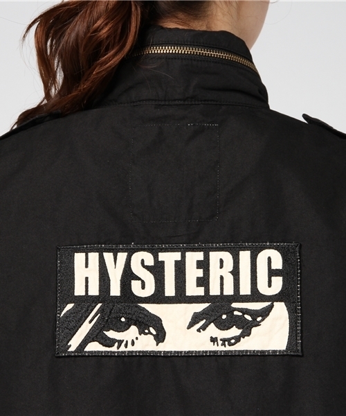 HYSTERIC GLAMOUR（ヒステリックグラマー）の「M-65JK（ミリタリージャケット・レディース・カーキ/グリーン系カモフラージュ/ブラック・FREE）」の8枚目の写真
