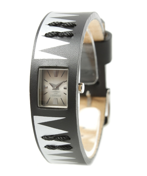 CABANE de ZUCCa(カバンドズッカ)の「NATIVE(アナログ腕時計・メンズ・ブラック×ホワイト/ベージュ・FREE)」の1枚目の写真