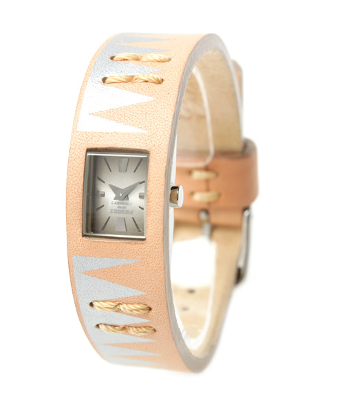 CABANE de ZUCCa(カバンドズッカ)の「NATIVE(アナログ腕時計・メンズ・ブラック×ホワイト/ベージュ・FREE)」の2枚目の写真