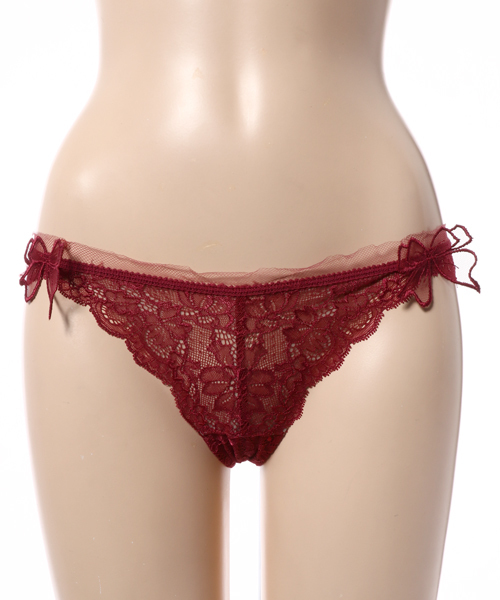 ANNEBRA(アンブラ)の「「ANNEBRA/アンブラ」 Acacia 総レースノーマルショーツ(ショーツ)」|レッド系その他