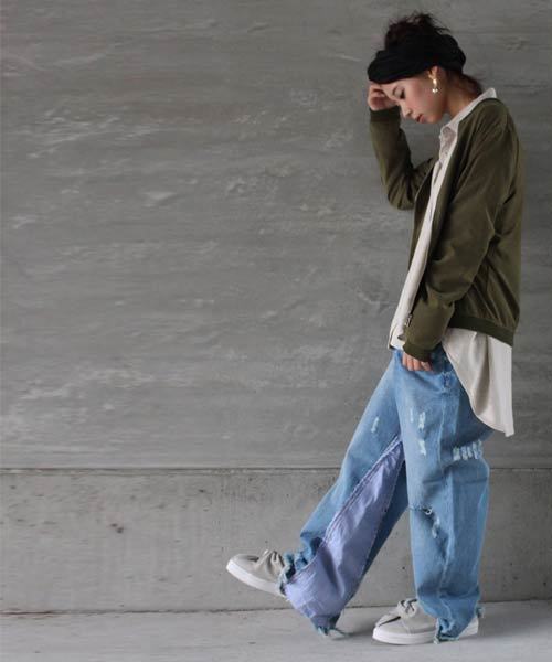 antiqua（アンティカ）の「前後差デザインシャツ（シャツ/ブラウス・レディース・ベージュ/オフホワイト/ピンク・FREE）」の9枚目の写真