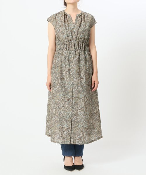 SACRA BLURRY PAISLEY OP ブラーリーペイズリーワンピース SACRA/サクラ｜「サクラ」オリジナルペイズリー柄に注目！｜エル