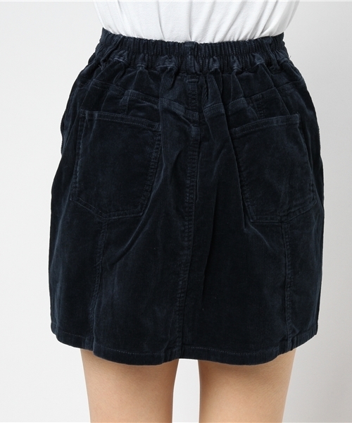 PUNYUS（プニュズ）の「コーデュロイ前ボタンスカート（スカート・レディース・ダークグリーン/ネイビー/ワイン/マスタード・2/4/1/3）」の9枚目の写真