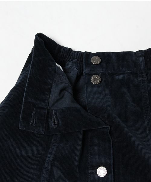 PUNYUS（プニュズ）の「コーデュロイ前ボタンスカート（スカート・レディース・ダークグリーン/ネイビー/ワイン/マスタード・2/4/1/3）」の12枚目の写真