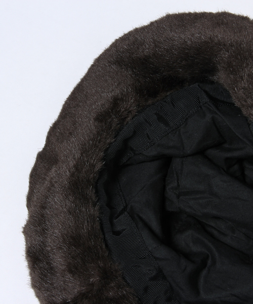 CLANE(クラネ)の「CLANE×KIJIMA FUR HAT(ハット・レディース・ブラウン・FREE)」の4枚目の写真
