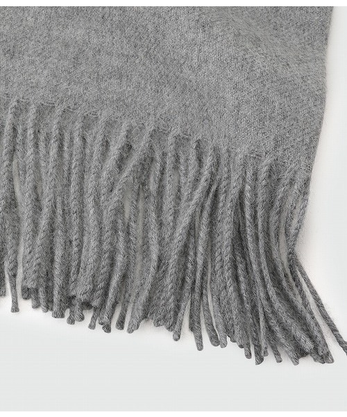 THE INOUE BROTHERS(ザイノウエブラザーズ)の「※Exclusive Brushed Stole(ストール/ショール・メンズ・キナリ/ブラック/ライトグレー/ブラウン/キャメル/オレンジ・FREE)」の7枚目の写真