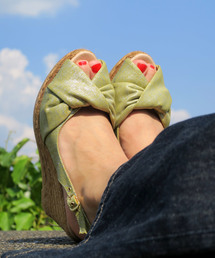 ターバンデザインエスパドリーユサンダル