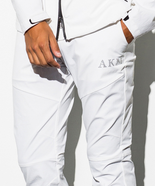 AKM Contemporary(エイケイエムコンテンポラリー)の「AKM Contemporary(エイケイエムコンテンポラリー)ナイロン4WAYストレッチパンツ(スウェットパンツ・メンズ・ホワイト/ブラック・SMALL/MEDIUM/LARGE/X-LARGE)」の5枚目の写真