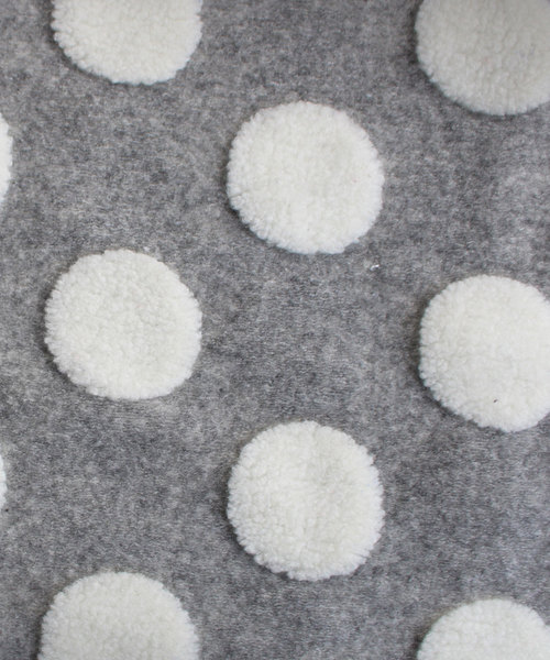 antiqua（アンティカ）の「ふわふわドットトップス（Tシャツ/カットソー・レディース・ブラック/グレー・FREE）」の7枚目の写真