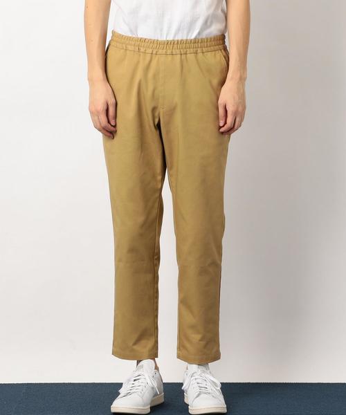 green label relaxing（グリーンレーベルリラクシング）の「SC ライトチノ イージークロップドパンツ ◆（チノパンツ・メンズ・ベージュ/オリーブ/ネイビー・S/M/L）」の4枚目の写真