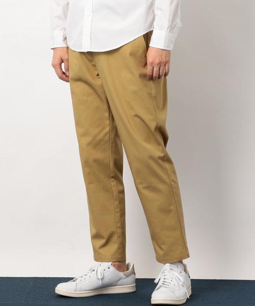 green label relaxing（グリーンレーベルリラクシング）の「SC ライトチノ イージークロップドパンツ ◆（チノパンツ・メンズ・ベージュ/オリーブ/ネイビー・S/M/L）」の10枚目の写真