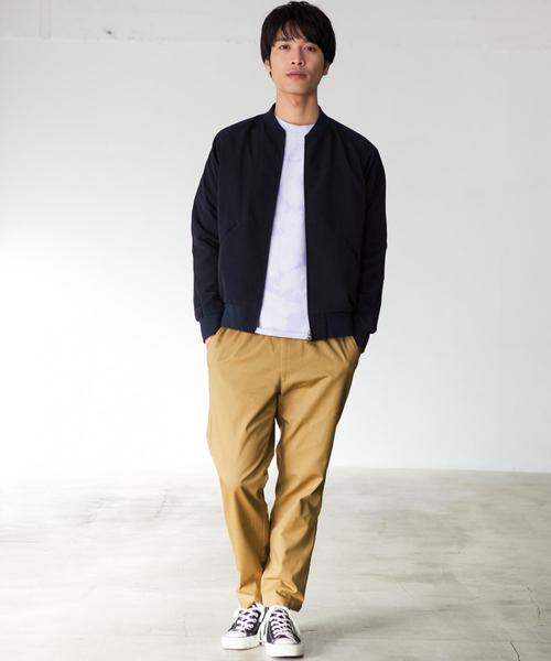 green label relaxing（グリーンレーベルリラクシング）の「SC ライトチノ イージークロップドパンツ ◆（チノパンツ・メンズ・ベージュ/オリーブ/ネイビー・S/M/L）」の22枚目の写真